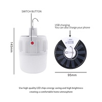 Super lumineux solaire camping lumière led ampoule pas cher multifonction prix de gros clignotant lumière d'urgence recharge lumière