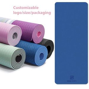 Contoh gratis matras <span class=keywords><strong>Yoga</strong></span> ramah lingkungan Tpe matras <span class=keywords><strong>Yoga</strong></span> cetak kustom matras <span class=keywords><strong>Yoga</strong></span> Gym ramah lingkungan logo anti-selip dengan tali Logo - Product Image 1