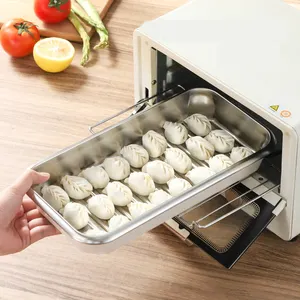 Vassoio per gnocchi 3800ml verniciato a spruzzo per alimenti Crisper frigorifero apparecchio forno teglia da forno può essere impilato