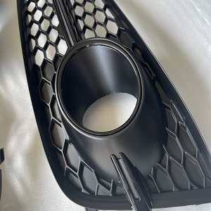 Abs Car Fog Lamp Grille Black Style Fog Lamp Cover pour Audi <span class=keywords><strong>A8</strong></span> <span class=keywords><strong>Sline</strong></span> 2015 2016 2017 2018 OEM 4H0807679 4H0807680 - Product Image 2