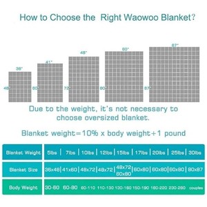 Cooling <b>Weighted</b> <b>Blanket</b> Queen Size Soft Glass Beads Four Seasons Use Release Anxiety Heavy - Product Image 5