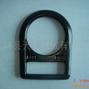 Forged H Ring 1.5 Inch AR13 D Connecting Ring Zinc Plated Carbon Steel Class C Level 4.8 For Connect Ratchet Tie Downs - Product Image 3