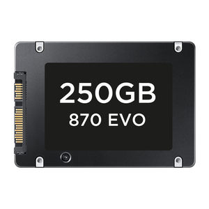 870 EVO MZ-77E250B/AM 250GB 2.5" 7มม. SATA III 6Gb/s สูงสุด 560MB/s อ่าน 530MB/s เขียน ฮาร์ดดิสก์ SSD ภายใน - Product Image 1