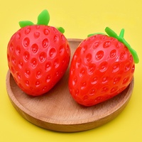 Mainan Squishy Cairan Stroberi Slow Rebound - Mainan Fidget Buah Sensorik Anti Stres untuk Anak-anak Dewasa Grosir Hadiah