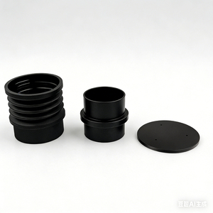 Outils à café et à thé Eureka Atom personnalisés, écologiques, de luxe, noirs, hautement polis, certifiés LFGB, avec soufflet en silicone à rétention nulle - Product Image 5