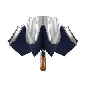 Paraguas de Negocios Portátil, Plegable Inverso, con Mango de Madera Maciza de 10 Varillas, Diseño Minimalista, Resistente a los Rayos <span class=keywords><strong>UV</strong></span>, con Logotipo - Product Image 1