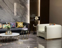 Neue VERSACEN Villa Luxus-Sofas Möbel Sofa Wohnzimmer-Set Luxus-Ledersofa