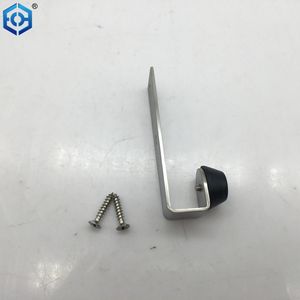 Butée <span class=keywords><strong>de</strong></span> <span class=keywords><strong>porte</strong></span> en acier inoxydable avec crochet pour toilettes publiques, salle <span class=keywords><strong>de</strong></span> bains ou toilettes - Product Image 2