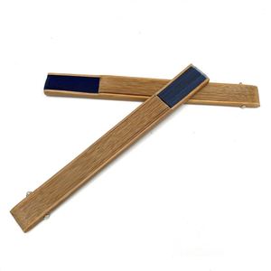 Éventails pliants portables de luxe en soie avec baleines en bois de bambou, style oriental chinois, personnalisables avec logo, pour mariage - Product Image 5
