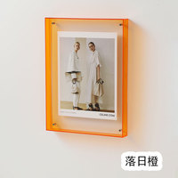 Cadres photo muraux de couleur unie, cadres photo en acrylique transparent, cadres en plexiglas transparents