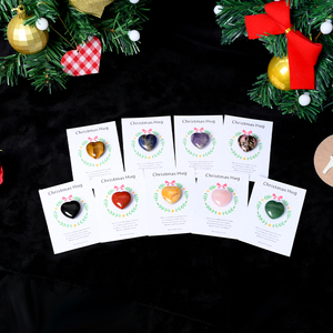 Cœur sculpté en améthyste naturelle pour la guérison par les cristaux, carte de Noël décorative en pierre de cristal, vente en gros - Product Image 4