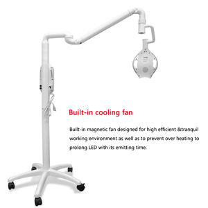 Lampe de blanchiment dentaire 40W, 3 couleurs LED (lumière froide et chaude), appareil de blanchiment avec support et bras rotatif, portable - Product Image 4