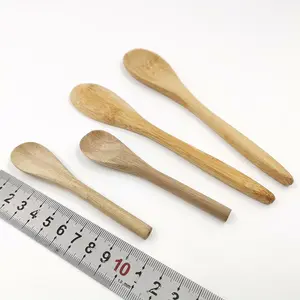 Mini cuillère en bois de style japonais personnalisée, pour bébé, pièces