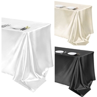 Rectangle tache nappe anniversaire mariage décoration fête nappe noir blanc pique-nique nappe fête fournitures