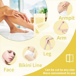 <span class=keywords><strong>Bandes</strong></span> de cire froide à l'aloe vera en coton OEM ODM pour l'<span class=keywords><strong>épilation</strong></span> des <span class=keywords><strong>sourcils</strong></span>, du corps, des jambes, des bras et du maillot - Product Image 2