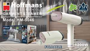 Plancha de vapor portátil Hoffmans de 1200W con depósito de agua extraíble para viajes a África y uso doméstico Hoffmans HM-90 - Product Image 5