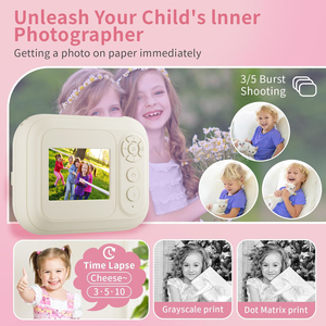 كاميرا رقمية محمولة صغيرة للأطفال، لعبة تصوير للأطفال، كاميرا سيلفي للأطفال - Product Image 5