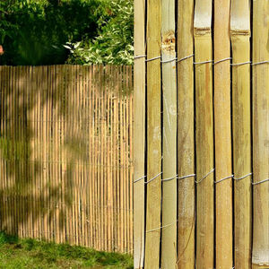 4M Slatted <strong>Bamboo</strong> Fence <strong>Screening</strong> Roll Natural Slat Panel Privacy <strong>Garden</strong> Penal - Product Image 6