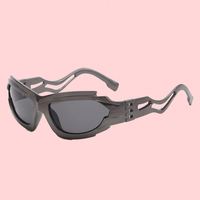 Kacamata Punk Unisex Personalisasi Lensa Ac Bingkai Pc Perlindungan Uv400
