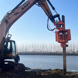 Вибромолот KS50 с боковым захватом для гидравлического монтажа на экскаватор, для забивки трубчатых и листовых свай - Product Image 3