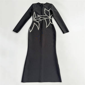 Abito da sera da sera con perline <span class=keywords><strong>Sexy</strong></span> alla moda - Product Image 3