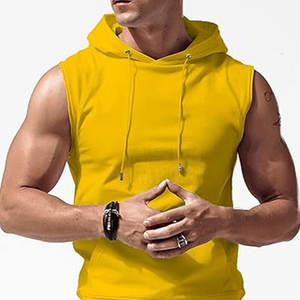 Sudaderas con capucha de gimnasio de algodón 100% de alta calidad Sudaderas de fitness personalizadas con logotipo OEM Jersey de entrenamiento transpirable-MUESTRA GRATIS - Product Image 3