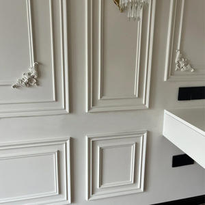 PU Material Factory PU Crown <strong>Moulding</strong> Custom Painting Wall Decorative Lines <strong>Flexible</strong> <strong>Moulding</strong> Interior Use - Product Image 1