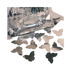 Migliore vendita carta Confetti 1Kg farfalla metallizzato <span class=keywords><strong>Spara</strong></span> Coriandoli argento a prova di fiamma per festa - Product Image 3