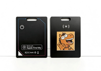 Localisateur de carte MFI K2, dispositif de suivi en temps réel, anti-perte pour portefeuille, bagages, personnes âgées, étiquette de suivi GPS pour iOS et Android