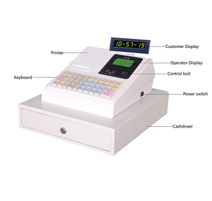 Caja Registradora Electrónica Antigua Longfly, Sistema <span class=keywords><strong>POS</strong></span> Antiguo en Venta, Terminal <span class=keywords><strong>POS</strong></span> de 64 Teclas, Pantalla LCD, Hardware <span class=keywords><strong>POS</strong></span>, EPOS TPV - Product Image 2