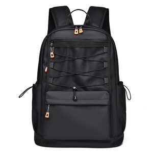 2025 Men's Waterproof Travel Backpack New Contrast Color Junior High School College School <b>Bag</b> Made Oxford - Product Image 6