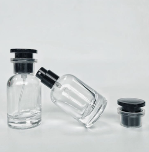 Dispenser <span class=keywords><strong>di</strong></span> Profumo in <span class=keywords><strong>Vetro</strong></span> Portatile <span class=keywords><strong>di</strong></span> Alta Qualità 30ml 50ml 100ml, Flacone Ricaricabile con Erogatore a Pompa <span class=keywords><strong>e</strong></span> Tappo Cilindrico Colorato - Product Image 2