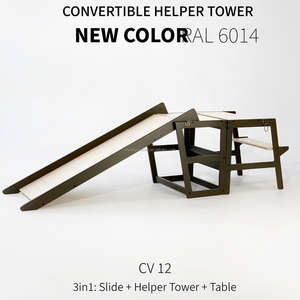 CPC EN71 TEST Montessori 3 in1 Slide Helper Tower Tisch, Cabrio Lernt urm - Product Image 3