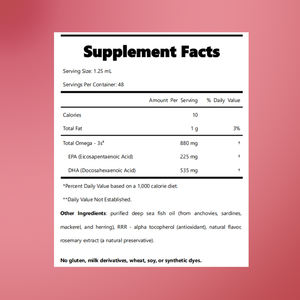 Suplemen Organik OEM extra 3 Asam Folat Prenatal Vegan Bahan Mentah omega Minyak Ikan Alga Tinggi EPA DHA Tetes Cair untuk Anak-anak - Product Image 2