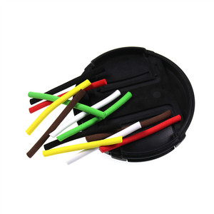Cilindri in schiuma Eva da 4/6/8mm per la costruzione di mosche palo per paracadute Booby Fly Eyes tramoggia materiale per la costruzione di mosche verde rosso bianco - Product Image 2