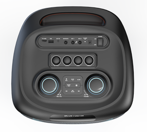 Nuevo Altavoz Inalámbrico para Fiestas con Ruedas 2026, Altavoz <span class=keywords><strong>BT</strong></span> Portátil, Altavoz de Karaoke para DJ con Doble Woofer de 10 Pulgadas, Modelo <span class=keywords><strong>710</strong></span> para Exteriores - Product Image 2