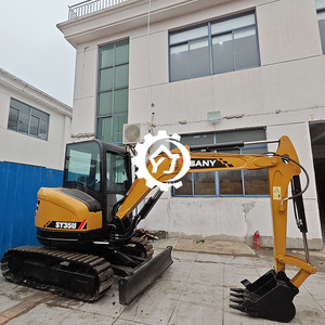 Mini-excavatrice SANY SY35U, excavatrice compacte d'origine SANY à bras oscillant zéro pour la construction urbaine, l'aménagement paysager et les projets utilitaires - Product Image 4