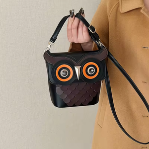 Nouveau Sac Messager Carré en Cuir PU pour Téléphone Portable, Design Hibou Tendance 2024, Mignon et Original, pour Femmes - Product Image 5