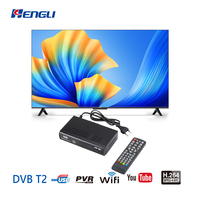 Récepteur TV numérique DVB-T2 OEM 1080P HD MPEG4 avec 512 Mo de RAM et WiFi 802.11n, décodeur DVB T2