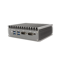 PC industriel embarqué sans ventilateur OEM ODM Intel Core I3 I5 I7 I9 avec 2 ports LAN, 6 ports RS232 RS485 et GPIO pour l'automatisation industrielle et les passerelles IoT