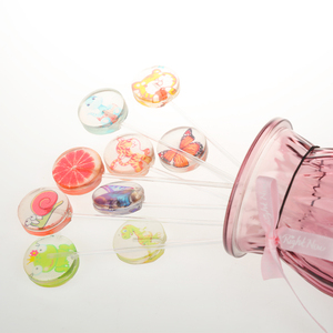 Bonbons personnalisés sans sucre bonbons différents motifs sucettes - Product Image 3