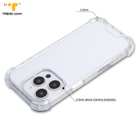 Produit le plus vendu en 2026 Étui de téléphone en TPU PC pour iPhone 16 PRO MAX pour Xiaomi Protection de coque arrière de téléphone antichoc