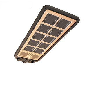 Control remoto Sensor de movimiento 300W Todo en jardín de doble cara Luz de calle solar al aire libre - Product Image 3