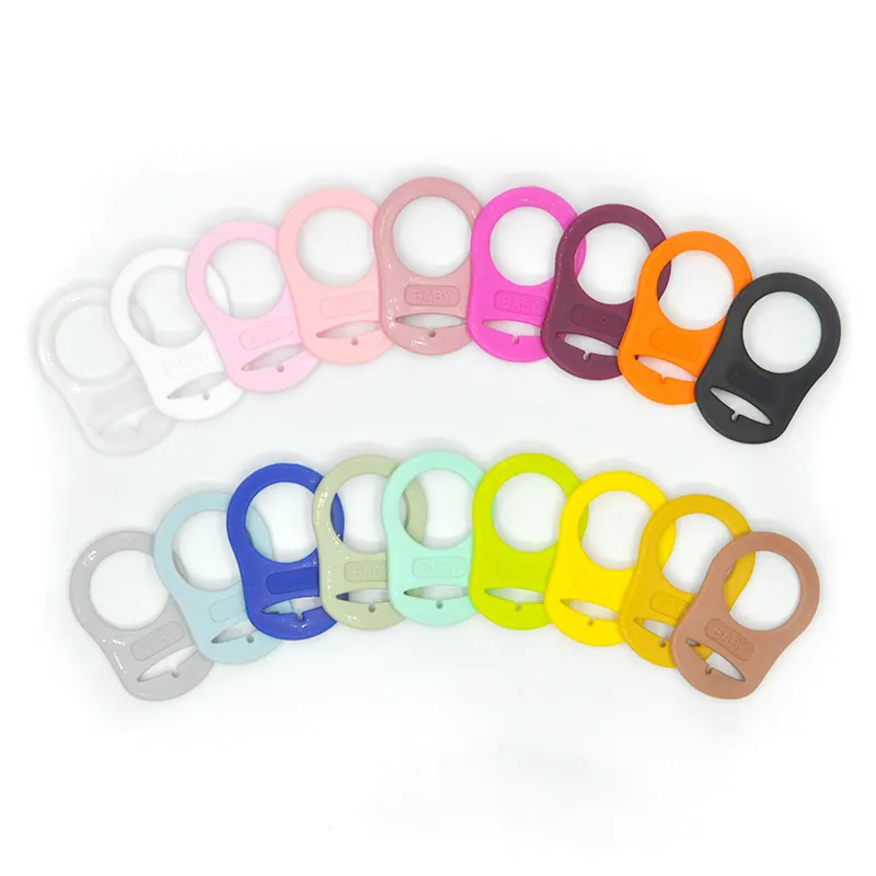Colorful Silicone Baby Infant Born Mam Pacifier Adapter Rings