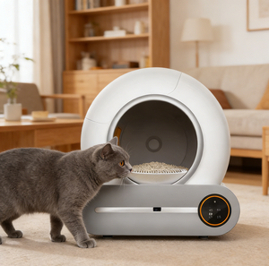 Caja de Arena Inteligente para Gatos, <span class=keywords><strong>Autolimpiable</strong></span>, con Control de Olores, Fácil de Limpiar, Material ABS, Gran Capacidad, ¡Oferta! - Product Image 6