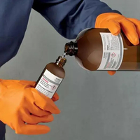 Panneau d'avertissement durable personnalisé étiquette adhésive PET étanche pour produit chimique