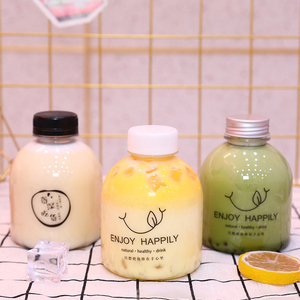 Wholesale 400ml Transparent PET <b>Plastic</b> Screw <b>Cap</b> Beverage Bottle for Mineral Water Juice Milk Tea - Product Image 2