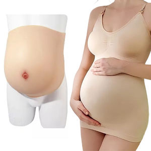 Pechos falsos realistas gigantes 4/6/9 meses falso embarazo vientre molde travesti silicona vientre Artificial falso vientre embarazada - Product Image 1