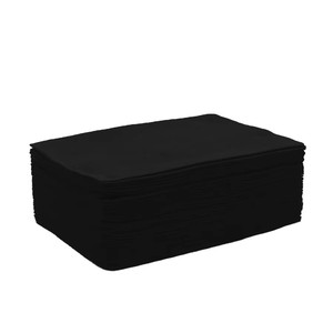 Serviettes jetables de luxe biodégradables pour la maison, salon, barbier, spa, manucure, pédicure, salle de sport, fitness, <span class=keywords><strong>piscine</strong></span>, voyage, hôtel, blanc, noir - Product Image 2