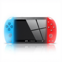 Console de jeu rétro portable X7 de 4,3 pouces, console de jeu rétro miniature de 8 Go, console de jeu de poche, lecteur de jeux portable, PC portable